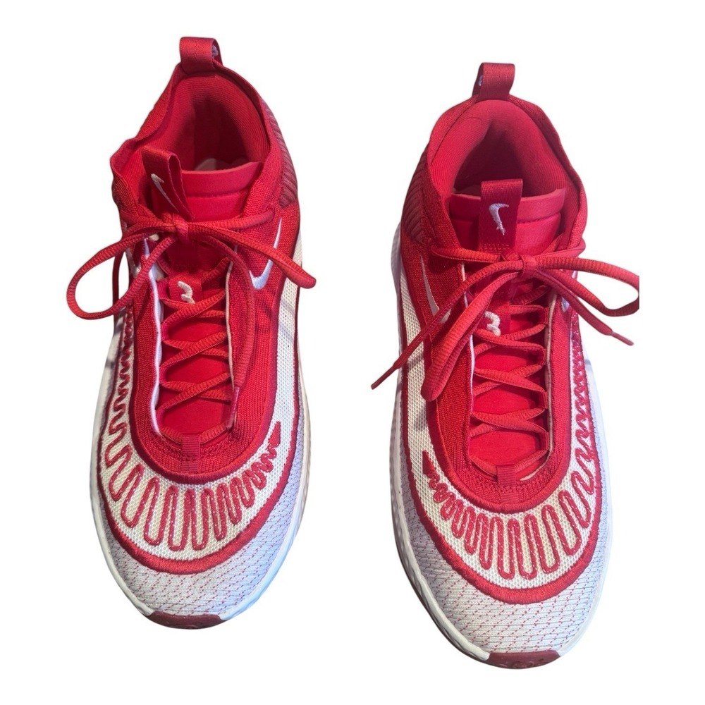 Nike Cosmic Unity 3 TB Men's Basketball Shoes Size 10 University Red White Mesh